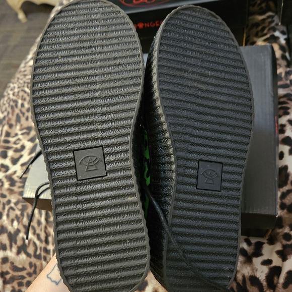 Strangecvlt Neon Leopard Print Creepers - Picture 7 of 8